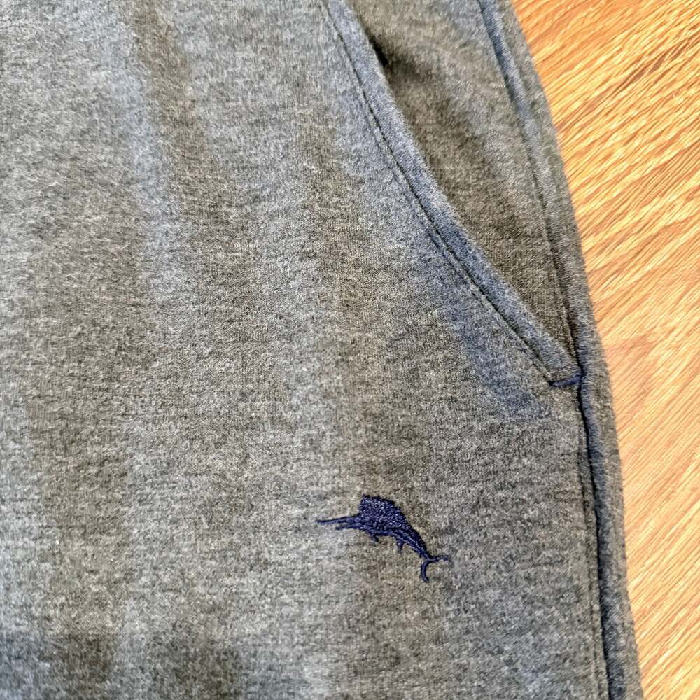 Tommy Bahama Men's Blue Heathered Jogger Sweatpants - Size XL - Picture 2 of 7